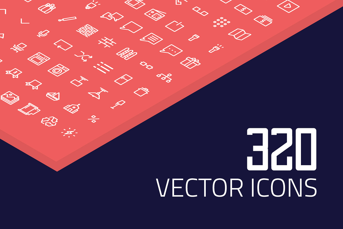 320 Linear Icons Pack - 2018, an Outline Icon by Laurentiu Cotet (Photo 1 of 11)