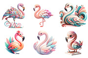 Watercolor Flamingo Sublimation, a Graphic by CitraGraphics (Thumbnail 2 of 3)
