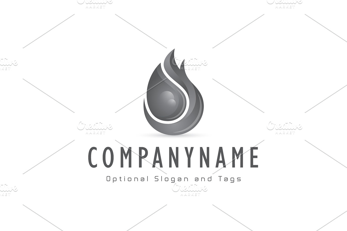 Burning Fluid Custom Logo, a Branding & Logo Template by ARTE MIGUEL (Photo 3 of 3)