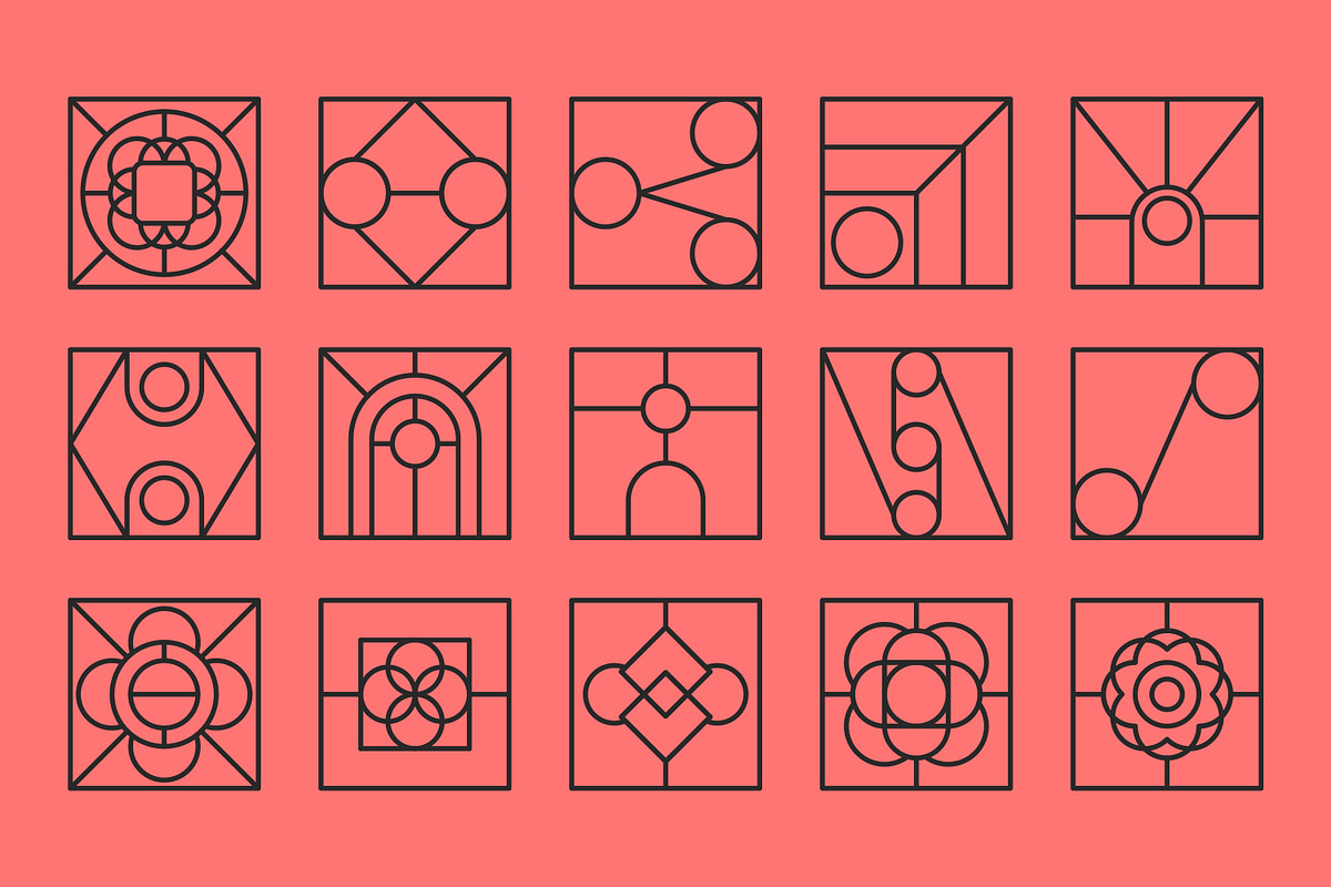 Square Forms Vol 11, an Outline Icon by Tekuni (Photo 8 of 13)