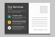 Creative Postcard Design Template, a Card Template by ClickPaint_Studio (Thumbnail 3 of 4)