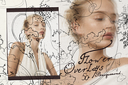 Bracquemond Flower Overlays, a Texture Graphic by Lilithcollageart (Thumbnail 2 of 10)