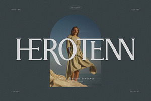 Herotenn - Stylish Ligature Serif