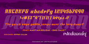 Martian Holiday™, a Font by MINDCANDY (Thumbnail 2 of 4)