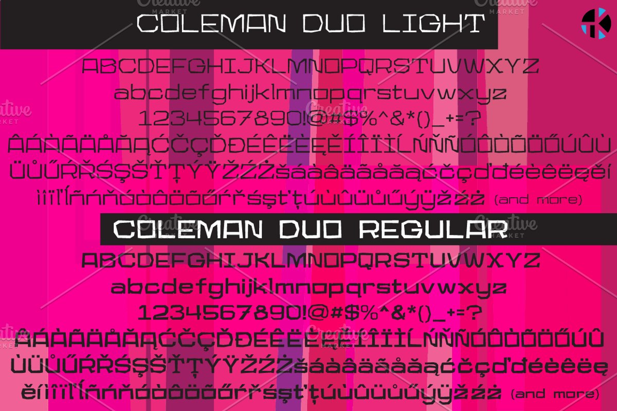 Coleman Duo Font Family preview 2