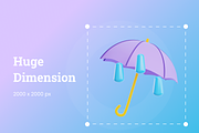 Weather 3D Illustration, an Environmental 3D Model by Vektora Studio (Thumbnail 3 of 6)