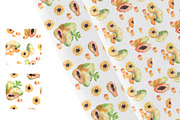 Watercolor tropical fruits., an Illustration by TaPilipa (Thumbnail 30 of 39)