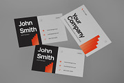 Company Business Card, a Business Card Template by graphicook (Thumbnail 2 of 3)