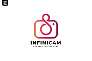 Infinity Camera Logo, a Branding & Logo Template by ehaezer (Thumbnail 1 of 4)