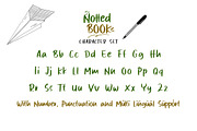 Notted Book, a Handwritten Font by Megatype (Thumbnail 8 of 11)