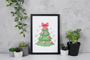 Colorful Coquette Glitter Christmas, an Illustration by Daily.Designs (Thumbnail 5 of 5)