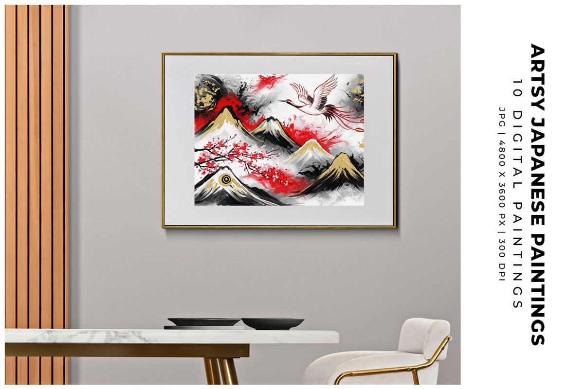 Artsy Japanese Paintings, a Decorative Illustration by Digital Art Creations (Photo 4 of 5)