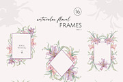 PURPLE LILIES watercolor flowers, a Decorative Illustration by Yuliia Lashevska (Thumbnail 11 of 14)