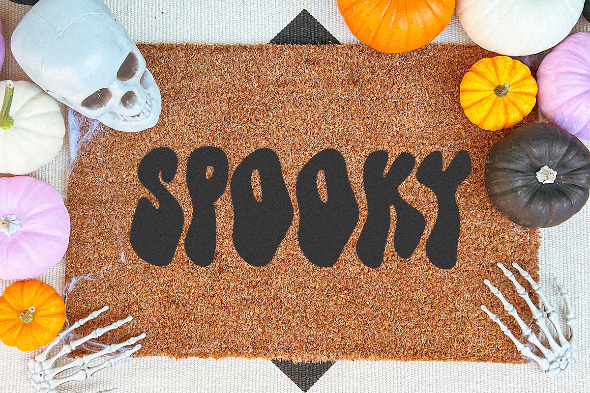 Crazy | Wavy Retro Font, a Sans Serif Font by KA Designs (Photo 9 of 9)