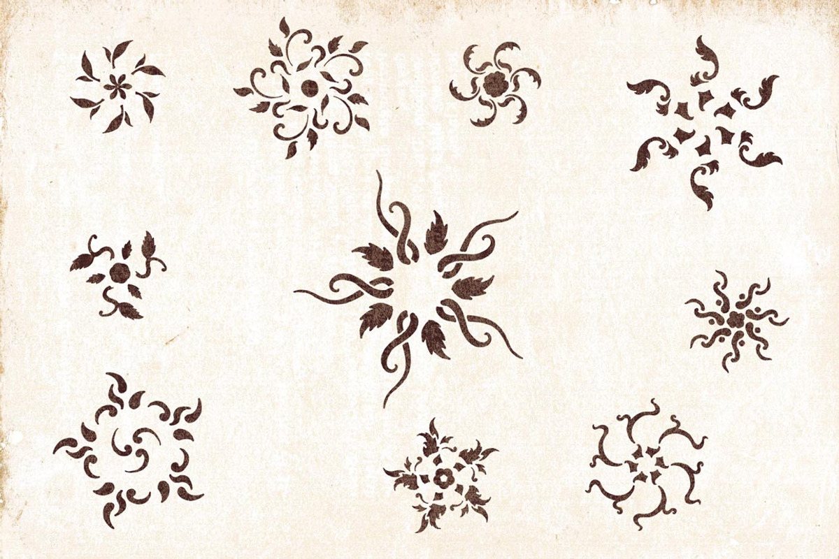 Hand Drawn Vector Floral preview 5