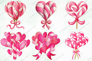 Watercolor Pink Valentines Clipart, an Illustration by Creative Art (Thumbnail 7 of 11)
