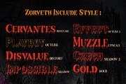 Zorveth, a Blackletter Font by Compaq_Creative (Thumbnail 4 of 10)