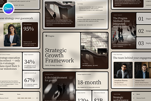Pragma Consultant Deck Canva, a Presentation Template by PaperSlides