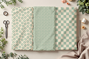Vintage Sage Seamless Set, a Pattern Graphic by OwlAndFern (Thumbnail 2 of 8)