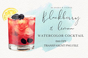 Watercolor Cocktail Illustration Set, an Illustration by Maria B. Paints (Thumbnail 13 of 33)