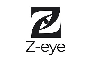 Modern letter Z logo featuring eye, an Illustration by LogosDen