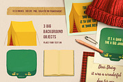 Wes Anderson inspired graphics, a Graphic by Darumo Shop (Thumbnail 4 of 7)