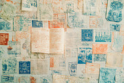 Passport Stamps on Digital Paper, a Texture Graphic by VetalStock (Thumbnail 5 of 8)