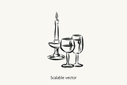 Wine & Dine Vector Bundle, a Food Illustration by Little Gremlin (Thumbnail 6 of 7)