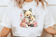 Whimsical Mother's Day fox Clipart, an Illustration by Designworld (Thumbnail 7 of 8)