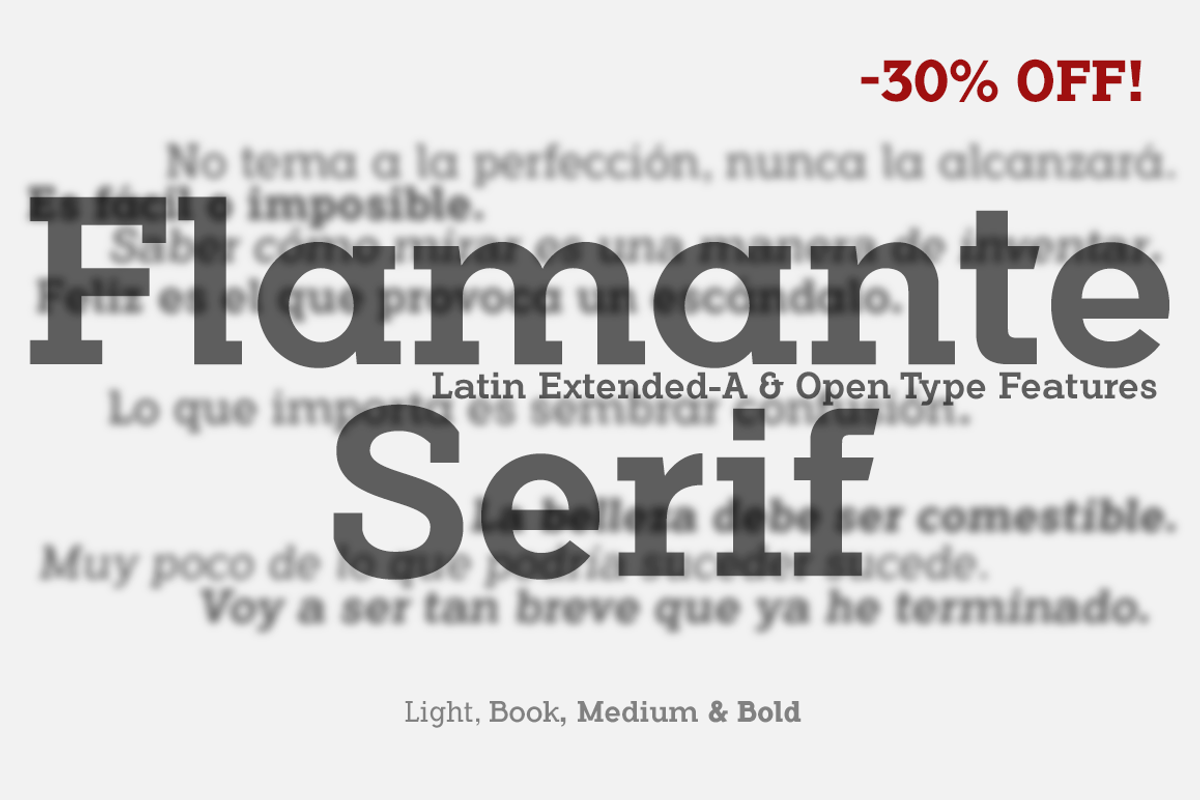 Flamante Serif -8 fonts- preview 5