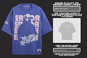 Professional oversize T-Shirt Mockup, a Shirt Mockup by NH graphic (Thumbnail 2 of 11)