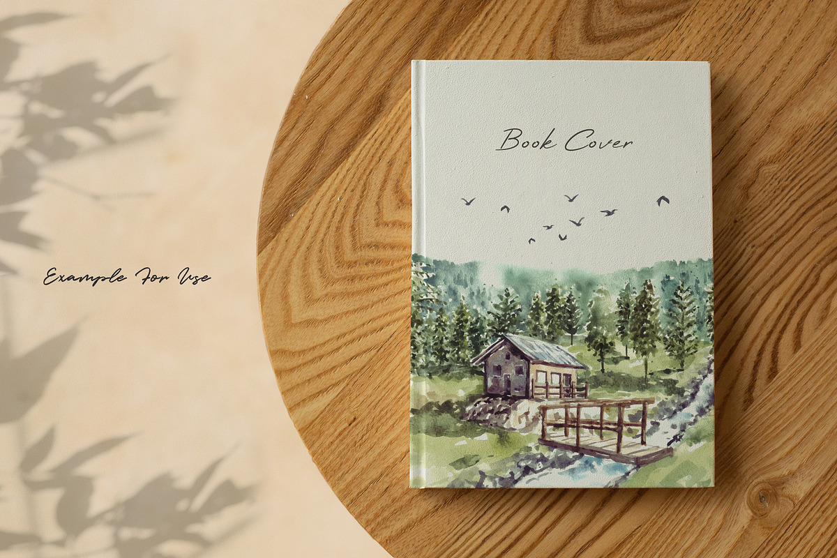 Watercolor House & Landscapes, an Illustration by Yorda Studio (Photo 11 of 13)