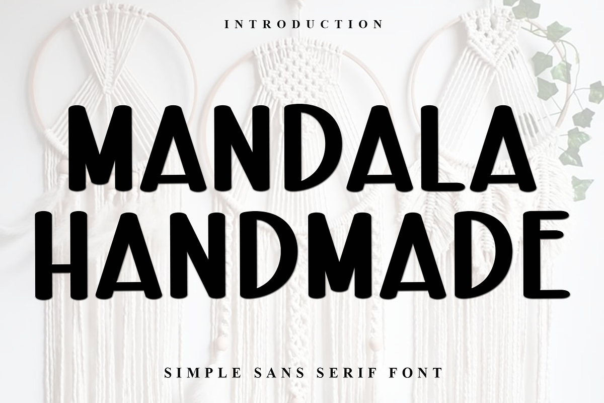 Mandala Handmade, a Script Font by InermediaSTUDIO (Photo 1 of 8)