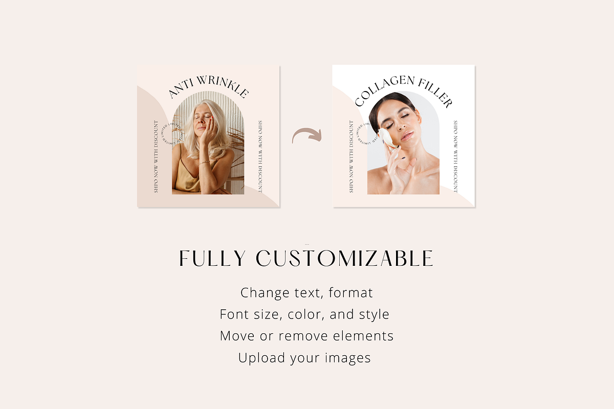 Botox Instagram Post Template, a Social Media Template by ShopRShop