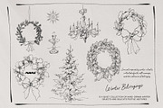 Winter Belongings: Holiday Line Art, a Seasonal Illustration by Purple (Thumbnail 10 of 15)