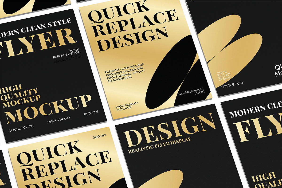 Elegant Flyer Mockup, an Advertising Mockup by Bartama Graphic (Photo 2 of 4)