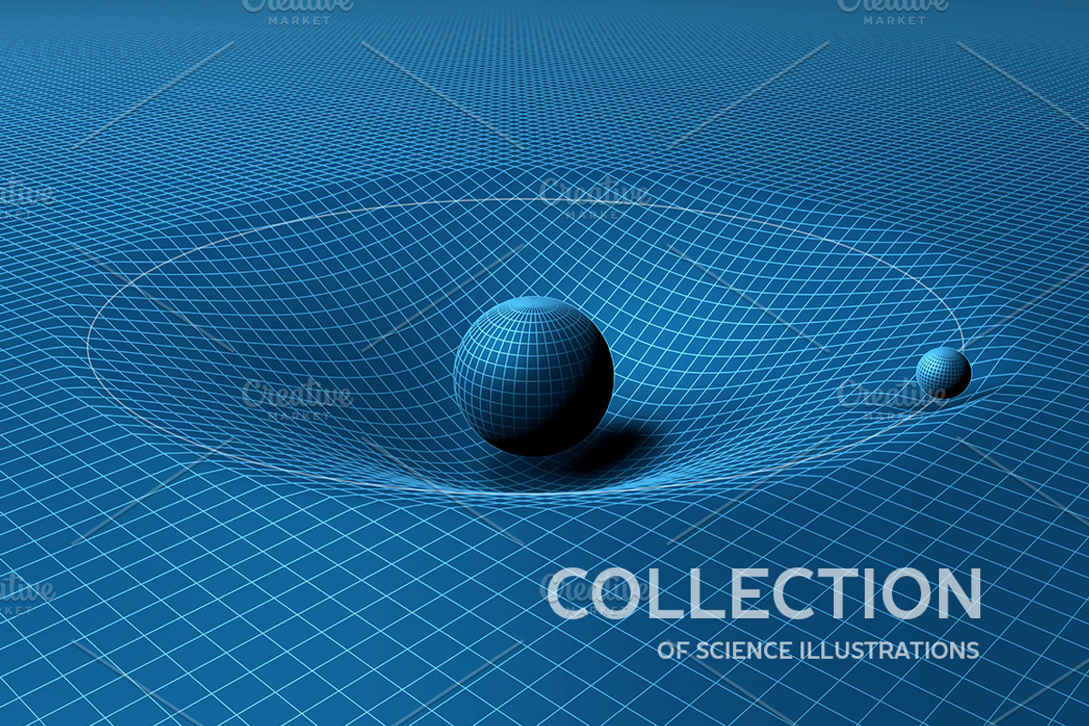Distortion of space-and-time., an Object Illustration by Julvil