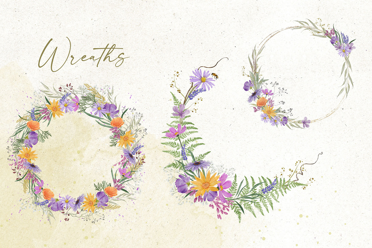 Weeds & Wildflowers Design Set, an Illustration by Maggie Stilwell Design (Photo 5 of 16)