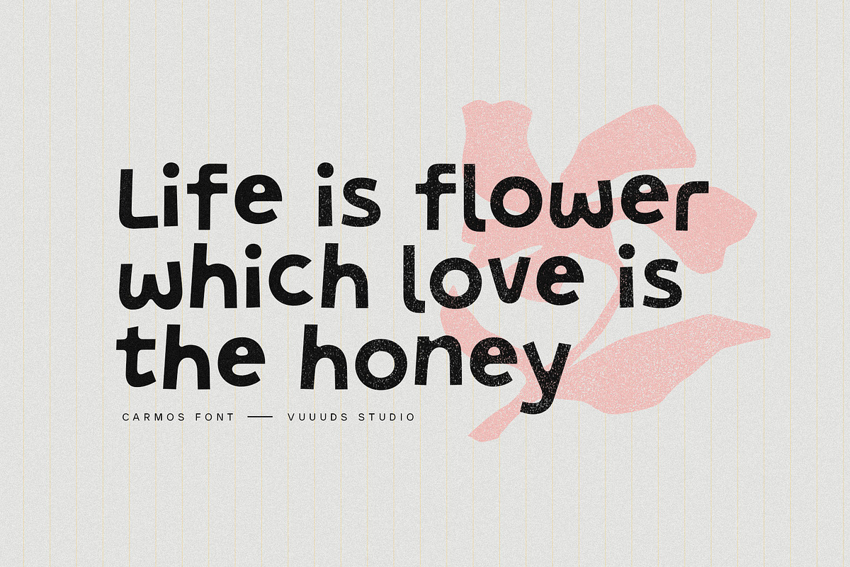 Carmos, a Sans Serif Font by vuuuds (Photo 4 of 9)