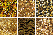 Gold Sequin Seamless Patterns, a Pattern Graphic by PrintablesByFranklyn (Thumbnail 4 of 4)