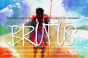 BRUTUS, a Handwritten Font by vtks design (Thumbnail 1 of 4)