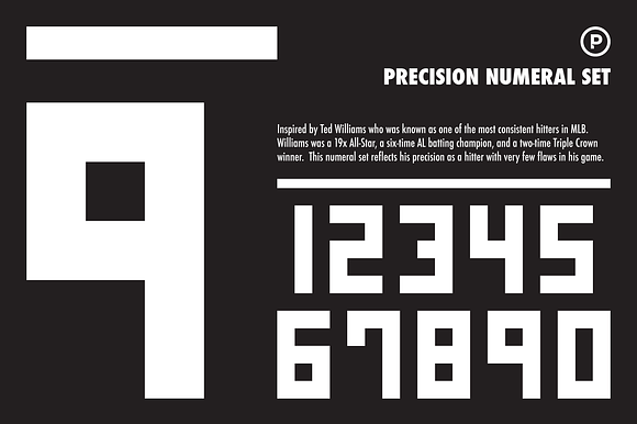 Precision Numeral Set preview 5