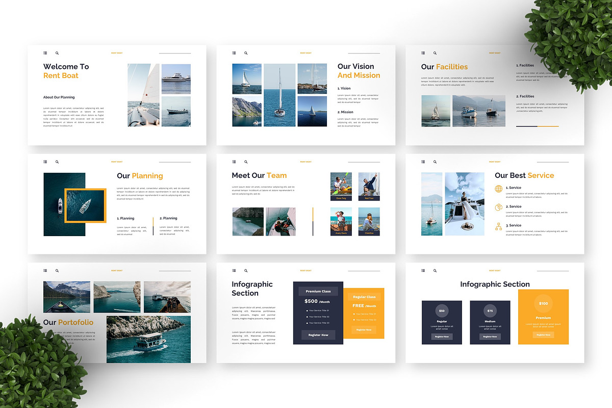 Rent Boat - Boat Powerpoint, a Presentation Template by Deepslide Studio (Photo 6 of 6)