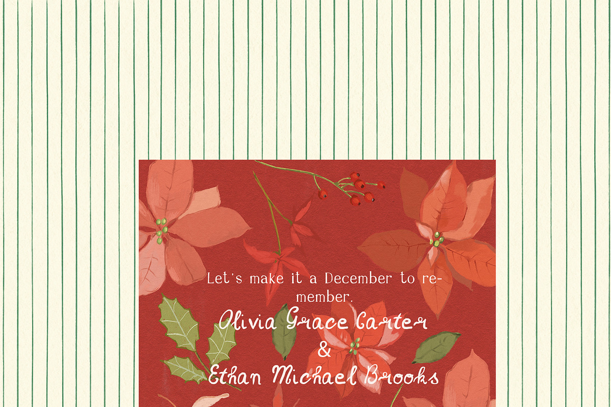 Christmas Backgrounds & Frames, a Decorative Illustration by whiteheartdesign (Photo 10 of 20)