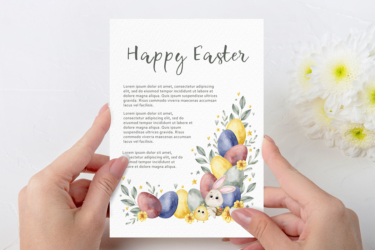 Happy Easter, a Seasonal Illustration by NellyaEgorova (Photo 7 of 9)