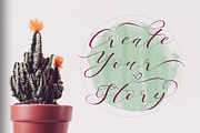 Brainlove - Beautiful Script, a Script Font by Aldedesign (Thumbnail 7 of 7)
