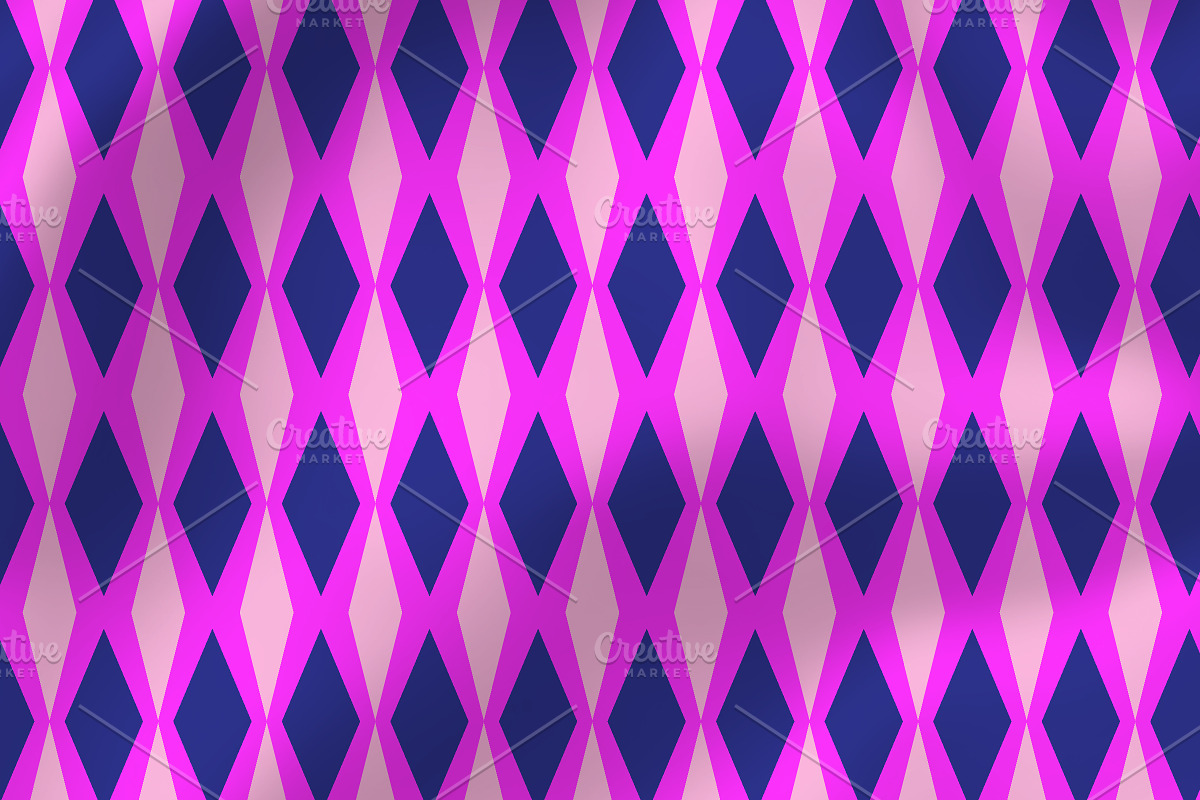 Hexa Diamond Geometric Pattern, a Pattern Graphic by Pyopo (Photo 3 of 3)