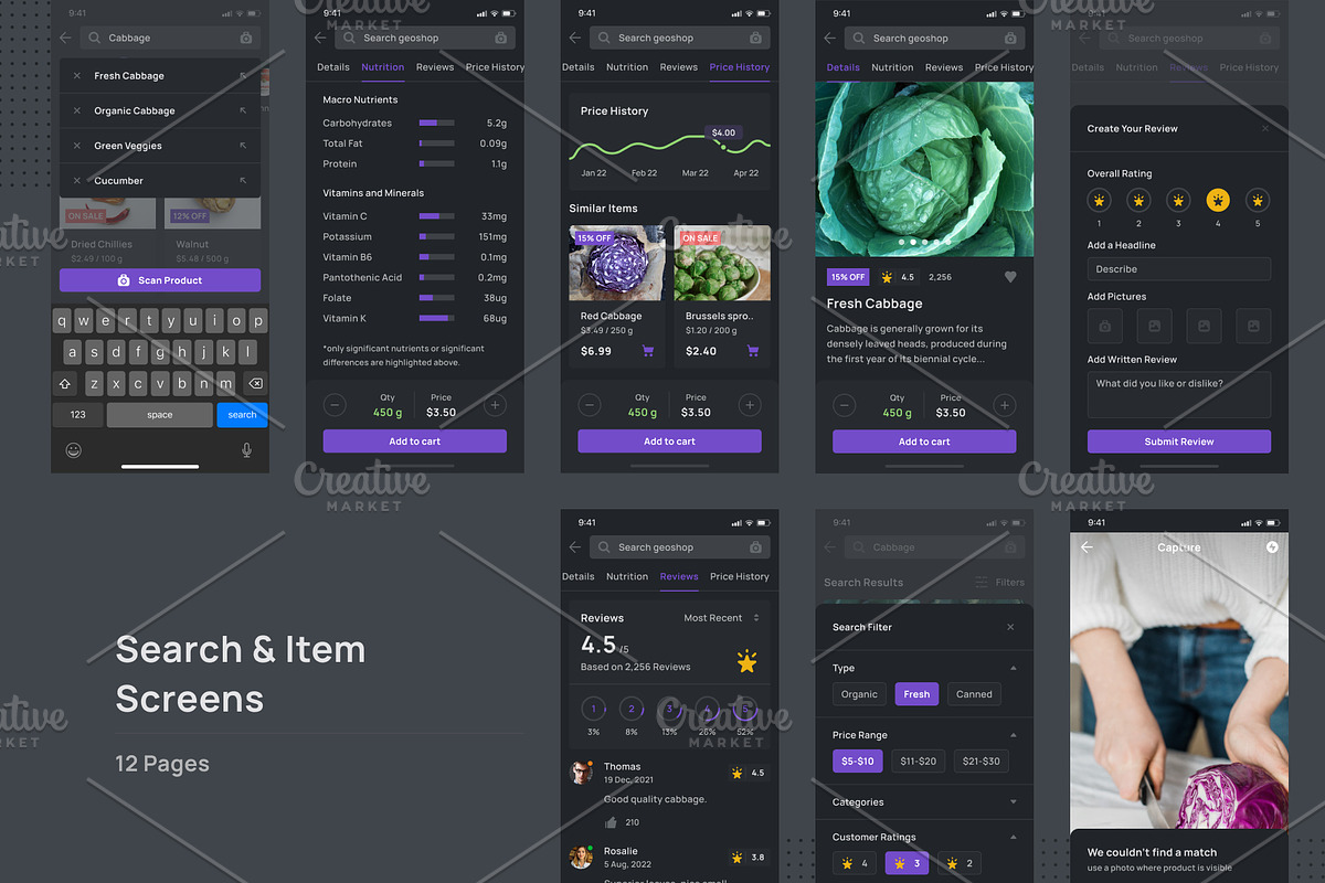 Geo Shop - Grocery Shopping App, an App Template by azyrusthemes (Photo 15 of 15)