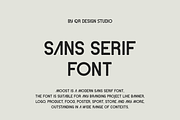 Moost - Futuristic & Logo Font, a Sans Serif Font by QR Design Studio (Thumbnail 2 of 7)