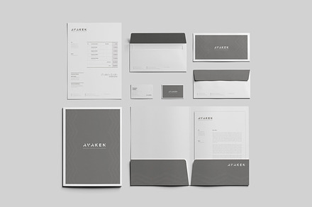 Corporate Identity, a Stationery Template by UX-group